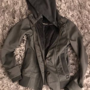 Grey hooded jacket MEC